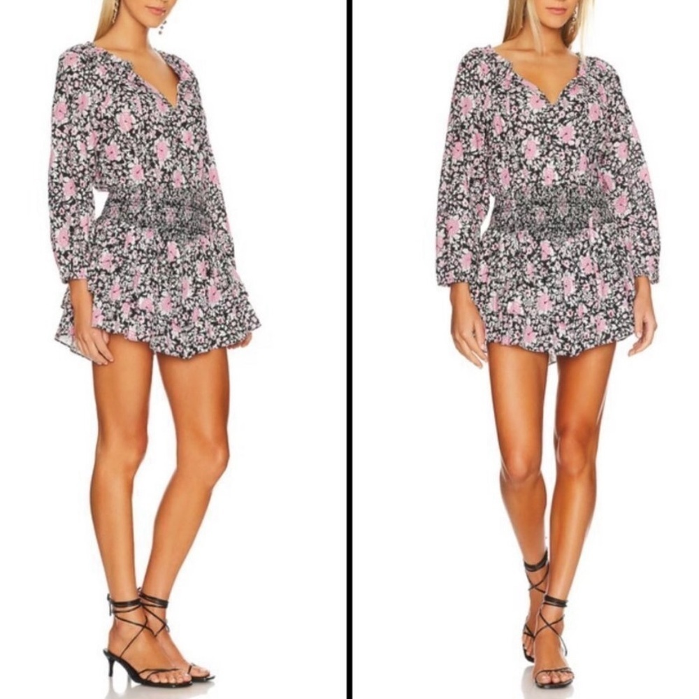 LOVESHACKFANCY Netra Dress in Raspberry Spice Lat… - image 5